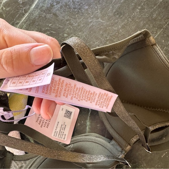 NWT Savage X Fenty Going Platinum Mesh Caged Demi Bra - Picture 6 of 7